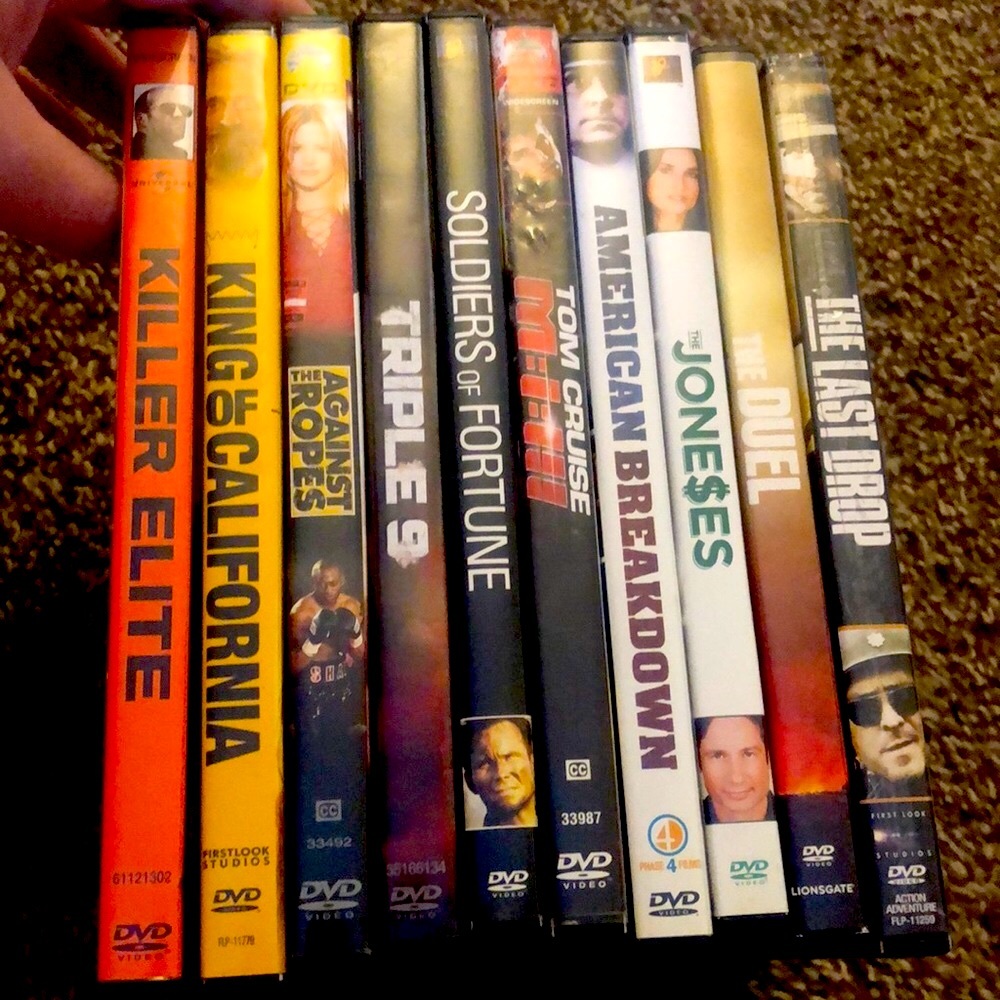 DVDs movies bundle